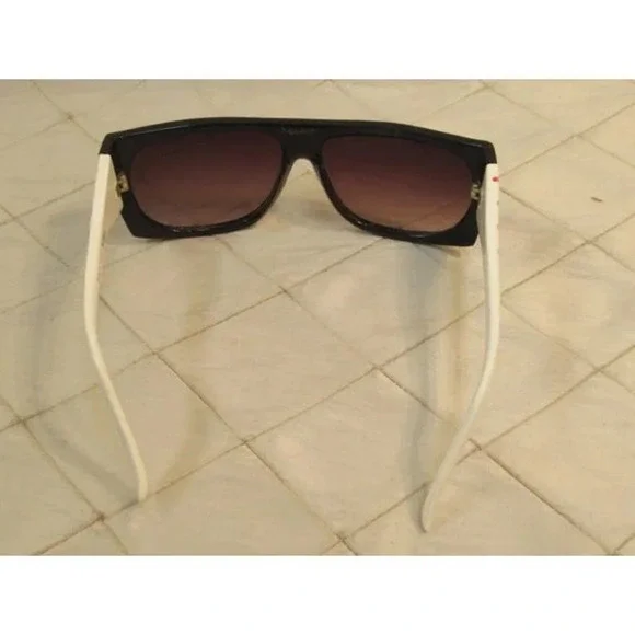 1980s Sunglasses Racing Stripes 90s  Zack Morris Baywatch Max Headroom - Picture 5 of 9